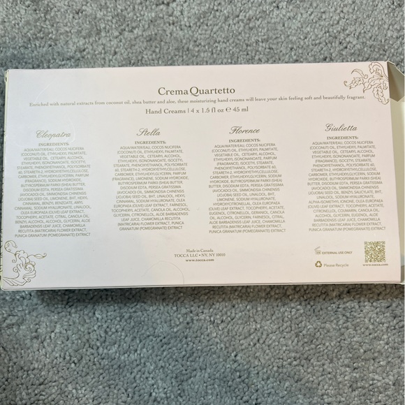 Tocca 4 pieces 1.5 fl oz hand cream set - Picture 4 of 4